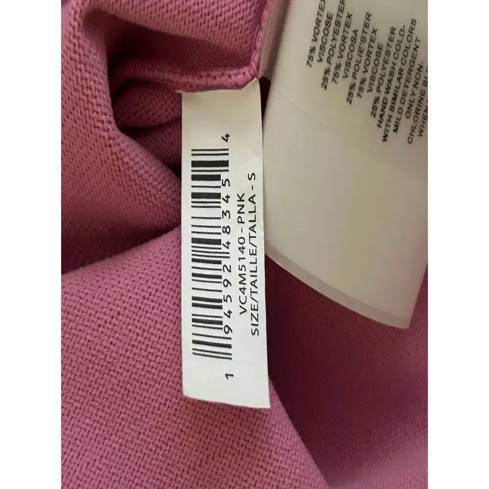 NWT Vince Camuto Blocked Short Sleeve Fit & Flare Knit Dress Speckled Yoke-Small - Picture 7 of 10